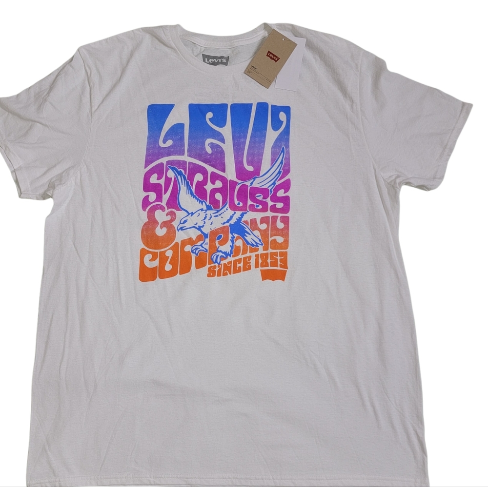 Levi's Men's T-Shirt Logo Short Sleeve Sz XL New WT.